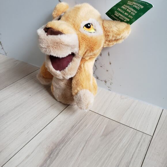 Disney Store Lion King Kiara Hand Puppet 10" Plush Toy Vintage USA Theme Park - Picture 12 of 12